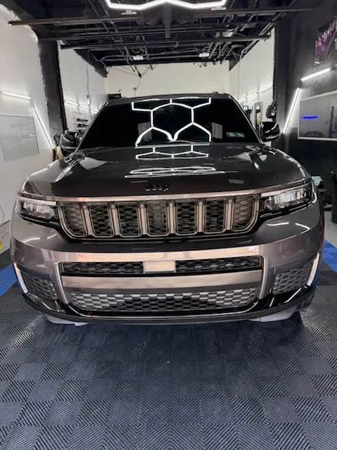 Jeep Grand Cherokee L front, fresh tint - Shortstop Tint in Philadelphia, PA